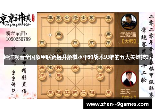 通过观看全国象甲联赛提升象棋水平和战术思维的五大关键技巧